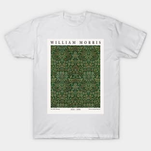 William Morris Textile Exhibition Design Flower Garden Pattern Wall Art T-Shirt